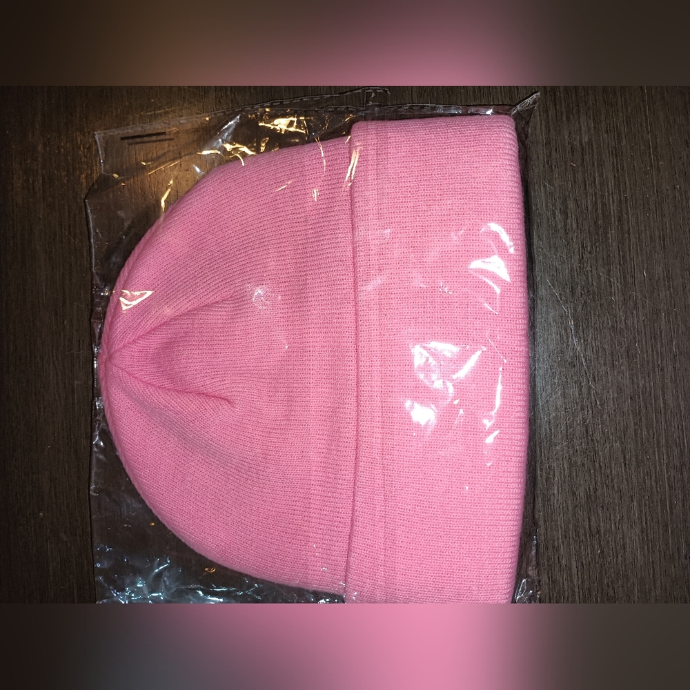 Pink beanie